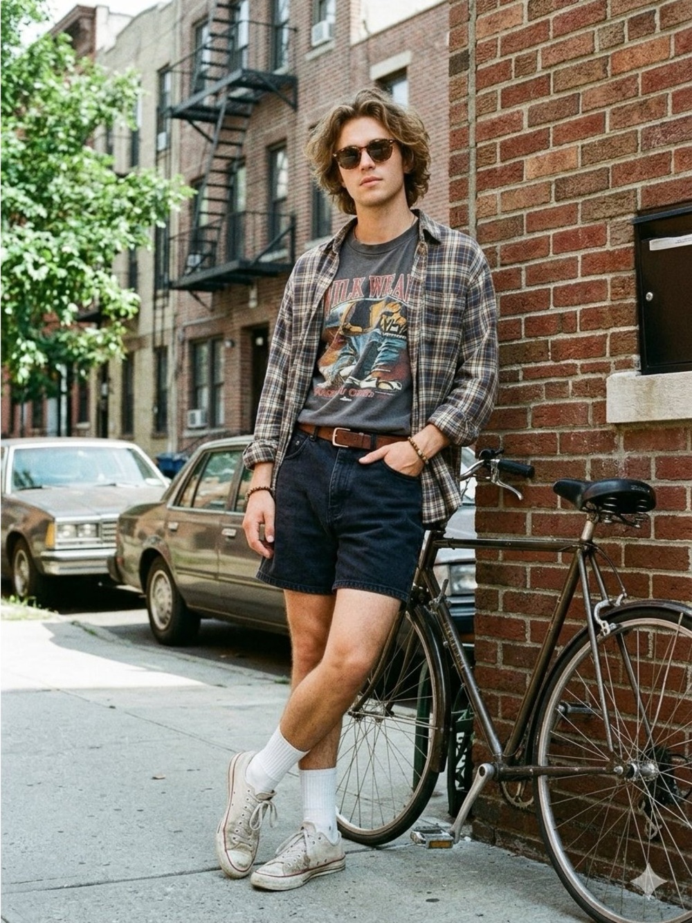 Vtg Bugle Boy 750 Series Black Jean Shorts Short-Shorts 4.5" Inseam Sz 36